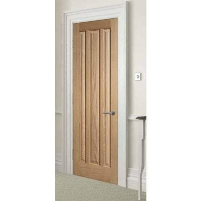 Oak Kilburn 3 Panel Un-Finished Internal Door - 1981mm x 610mm -