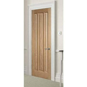 Oak Kilburn 3 Panel Un-Finished Internal Fire Door FD30 - All Sizes - Doors
