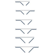 External Pre-Finished Oak French Door Side Light (Chrome) -