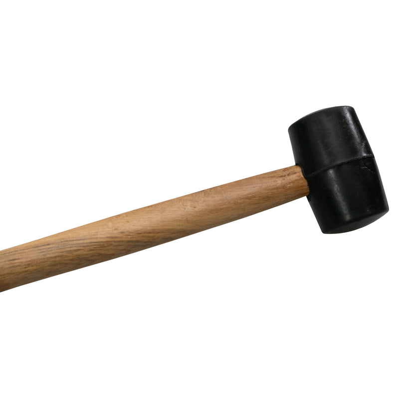 Rubber Mallet with Wooden Handle - Home Nail Framing Roofing Straight Handle DIY Hand Tool - Home & Garden > Lawn & Garden Garden tools & Accesories