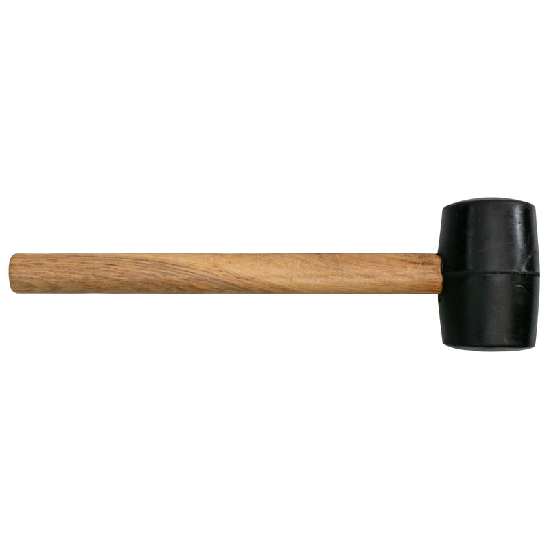 Rubber Mallet with Wooden Handle - Home Nail Framing Roofing Straight Handle DIY Hand Tool - Home & Garden > Lawn & Garden Garden tools & Accesories