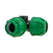 MDPE Elbow-Tee 25mm - 1/2" BSPM - Hardware > Plumbing Tech Hose & Fittings