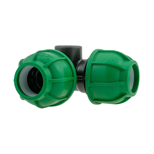 MDPE Elbow-Tee 25mm - 1/2" BSPM - Hardware > Plumbing Tech Hose & Fittings