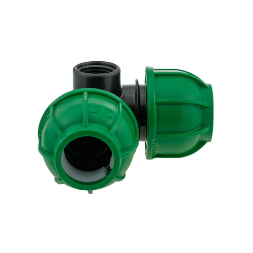 MDPE Elbow-Tee 25mm - 1/2" BSPM - Hardware > Plumbing Tech Hose & Fittings