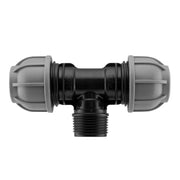 Wall Flange Kit 20mm MDPE - Lever Valve & 20mm MDPE Tee Outlet - Home & Garden > Lawn & Garden Tech Hose & Fittings