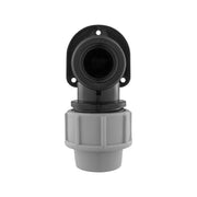 Wall Flange Kit 25mm MDPE + 25mm MDPE Valve + 25mm Barbed Geka Set - Home & Garden > Lawn & Garden Tech Hose & Fittings