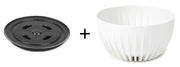 Mira Bowl Pot, Insert and Hole with Plug 300mm White - Home & Garden > Lawn & Garden > Gardening > Pots & Planters > Pots Planting
