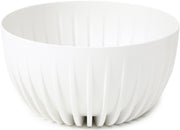 Mira Bowl Pot, Insert and Hole with Plug 300mm White - Home & Garden > Lawn & Garden > Gardening > Pots & Planters > Pots Planting