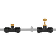 Garden Water Mist Kit, Black/Orange, TEE NOZZLE ONLY - Home & Garden > Lawn & Garden Garden watering