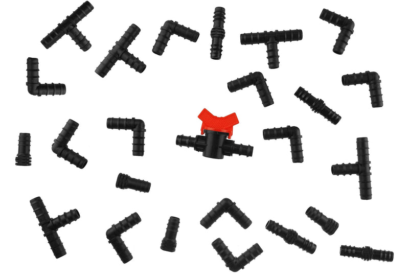 Mix 1/2" Barb Connectors HOZ25+ - Home & Garden > Lawn & Garden > Watering & Irrigation Garden watering