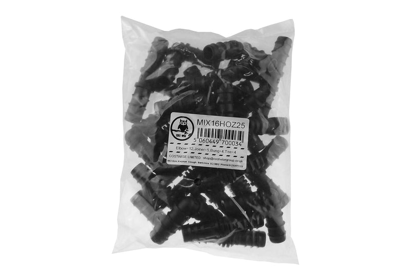 Mix 1/2" Barb Connectors HOZ25 - Home & Garden > Lawn & Garden Garden watering