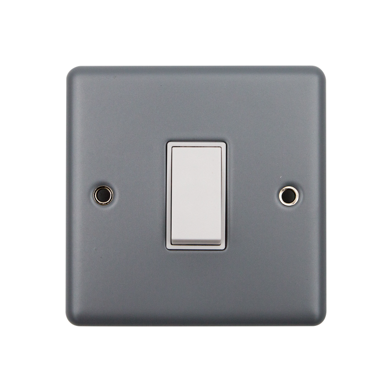 Caradok 1G 2W 10A Switch Metalclad Veritage -