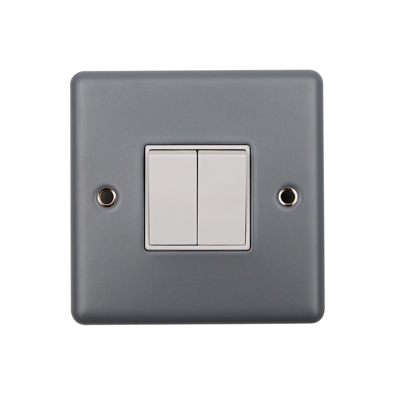Caradok 2G 2W 10A Switch Metalclad Veritage -