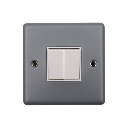 Caradok 2G 2W 10A Switch Metalclad Veritage -