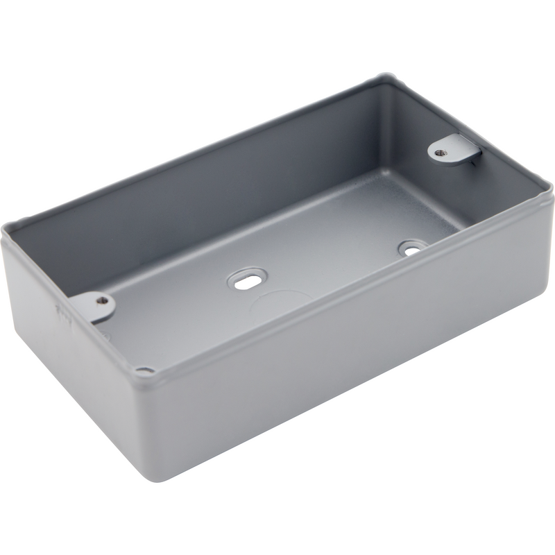Caradok 2G Plain Sided Surface Box Metalclad Veritage -