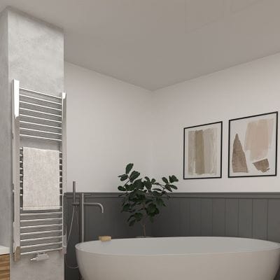 White Primed Madingley Wall Panelling Pack - 2340mm -