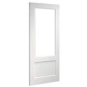Madison White Primed Bevelled Glazed Internal Door - All Sizes -