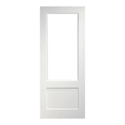 Madison White Primed Bevelled Glazed Internal Door - All Sizes -