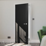 Deanta Malmo Black Pre-Finished Internal Door - All Sizes -