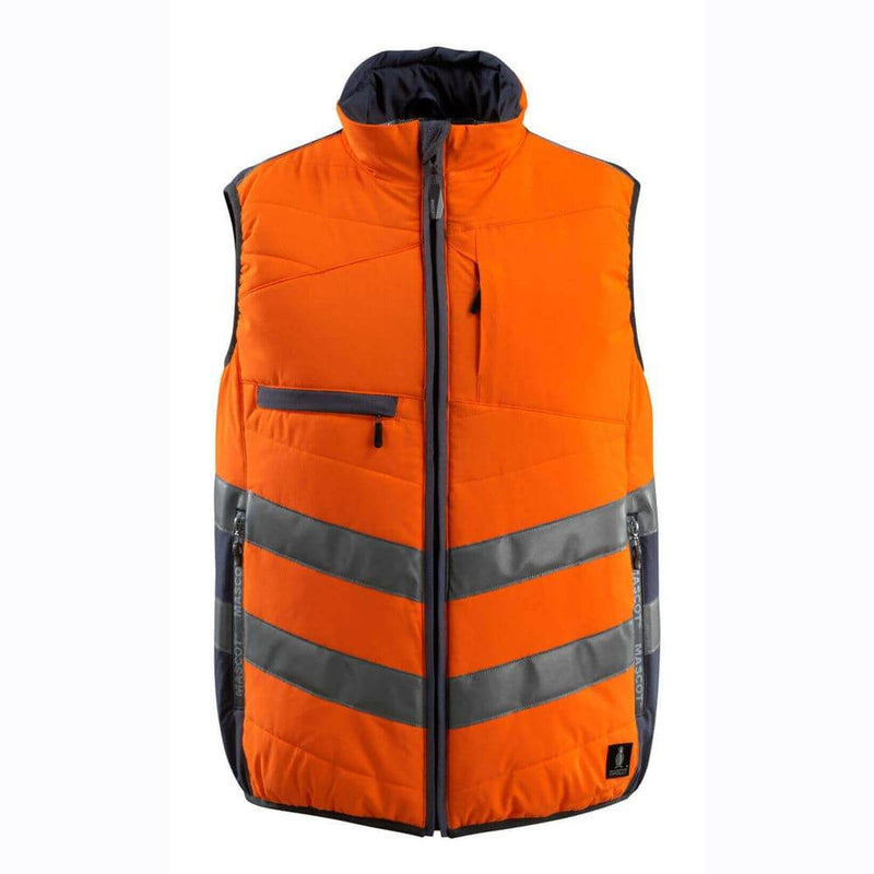 Mascot 15565 Water Repellent Padded Gilet Bodywarmer - HI-VIS JACKETS & COATS