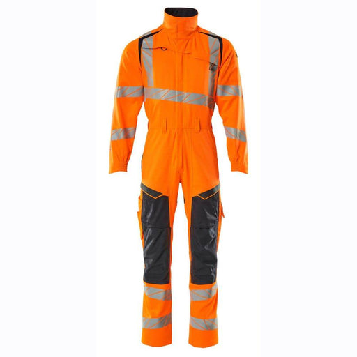 Mascot 19519-236 Stretch Boilersuit with Kne Pad Pockets - HI-VIS OVERALLS