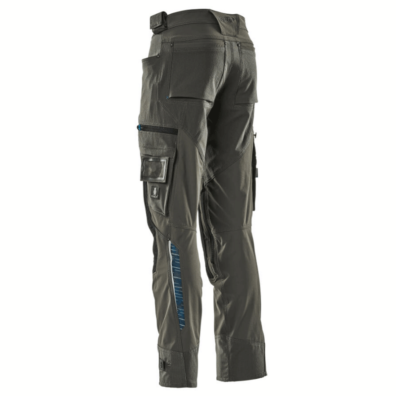 Mascot Adanced 17079 Water-Repellent Stretch Kneepad Work Trouser Grey - KNEE PAD TROUSERS