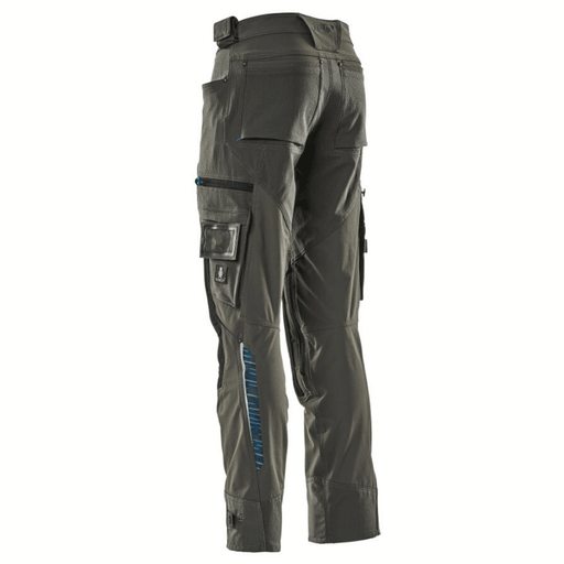 Mascot Adanced 17079 Water-Repellent Stretch Kneepad Work Trouser Grey - KNEE PAD TROUSERS
