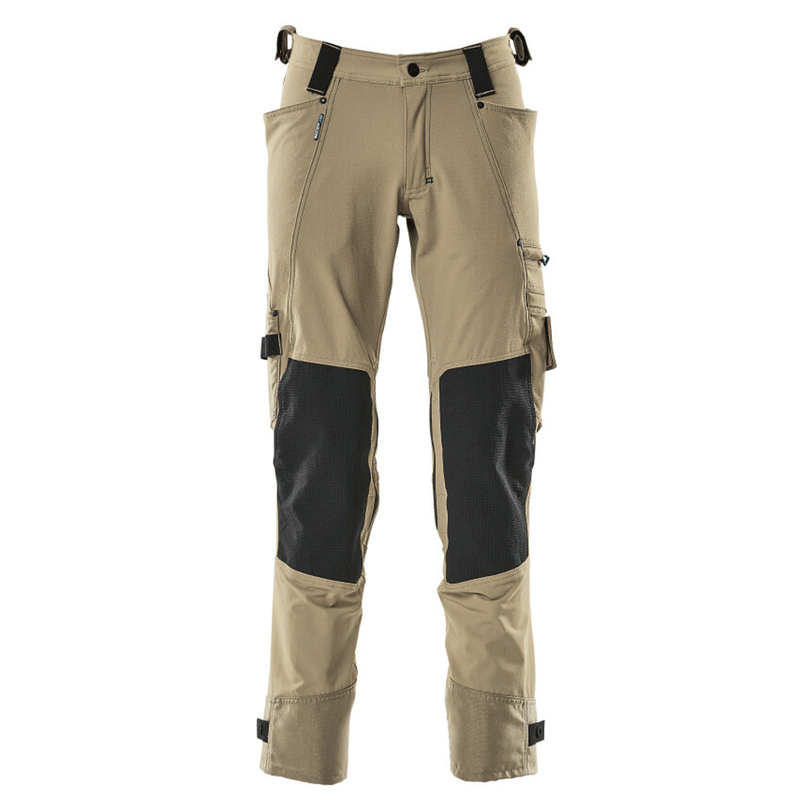 Mascot Adanced 17079 Water-Repellent Stretch Kneepad Work Trouser Khaki - KNEE PAD TROUSERS