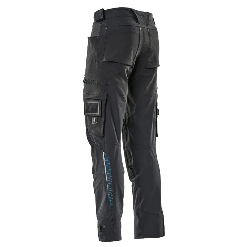 Mascot Adanced 17079 Water-Repellent Stretch Kneepad Work Trouser Navy Blue - KNEE PAD TROUSERS