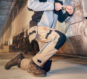 Mascot Advanced 17031 Water-Repellent Stretch Holster Pocket Work Trouser Black - KNEE PAD TROUSERS