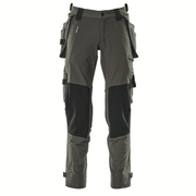 Mascot Advanced 17031 Water-Repellent Stretch Holster Pocket Work Trouser Dark Anthracite - KNEE PAD TROUSERS