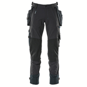 Mascot Advanced 17031 Water-Repellent Stretch Holster Pocket Work Trouser Navy Blue - KNEE PAD TROUSERS
