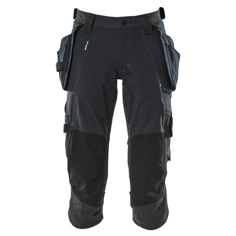 Mascot Advanced 17049 Water-Repellent Knee Pad Holster Pocket Stretch Pirate Trousers Navy Blue - PIRATE TROUSERS