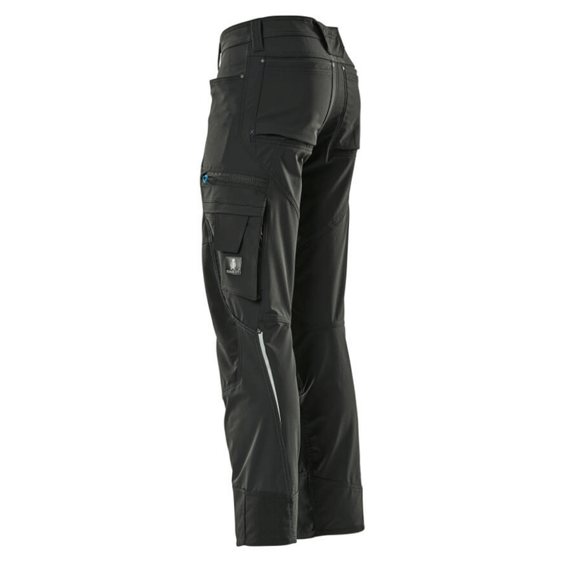 Mascot Advanced 17179 Ultimate Stretch Kneepad Work Trousers Black 38" Waist, 32" Leg - Apparel & Accessories > Clothing > Uniforms & Workwear > Contractor Pants & Coveralls SALE TROUSERS