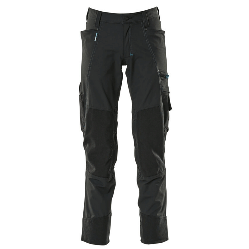 Mascot Advanced 17179 Ultimate Stretch Kneepad Work Trousers Black 38" Waist, 32" Leg - Apparel & Accessories > Clothing > Uniforms & Workwear > Contractor Pants & Coveralls SALE TROUSERS