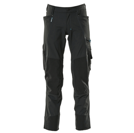 Mascot Advanced 17179 Ultimate Stretch Kneepad Work Trousers Black, 40" Waist 32" Leg - Apparel & Accessories > Clothing > Uniforms & Workwear > Contractor Pants & Coveralls SALE TROUSERS