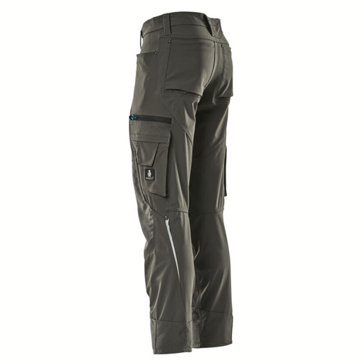 Mascot Advanced 17179 Ultimate Stretch Kneepad Work Trousers Grey - KNEE PAD TROUSERS
