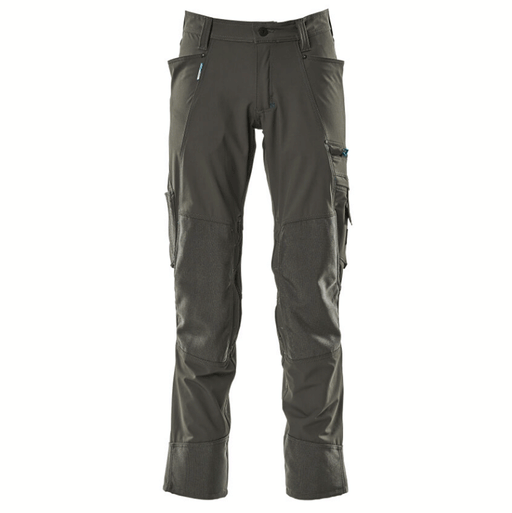 Mascot Advanced 17179 Ultimate Stretch Kneepad Work Trousers Grey 40" Waist, 32" Leg - Apparel & Accessories > Clothing > Uniforms & Workwear > Contractor Pants & Coveralls SALE TROUSERS