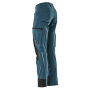 Mascot Advanced 17179 Ultimate Stretch Kneepad Work Trousers Petrol Blue - KNEE PAD TROUSERS