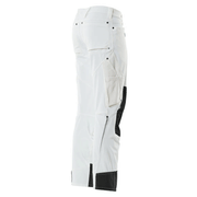 Mascot Advanced 17179 Ultimate Stretch Kneepad Work Trousers White - KNEE PAD TROUSERS
