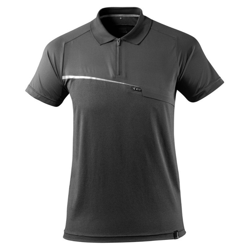 Mascot Advanced 17283 Moisture Wicking 1/4 Zip Polo T-Shirt Various Colours - POLO SHIRTS