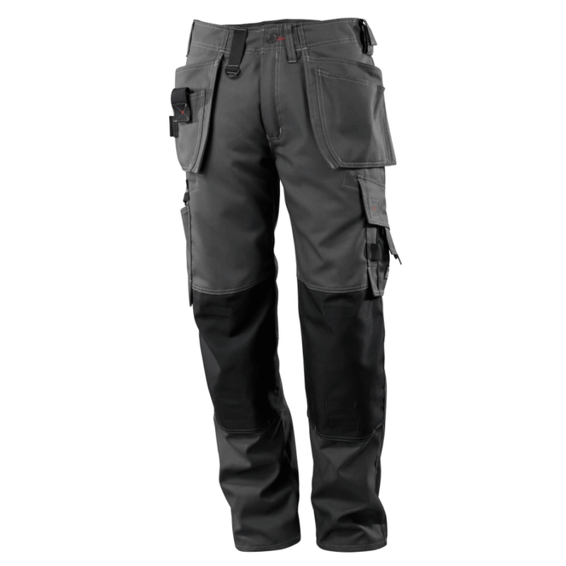 Mascot Lindos 07379 Kneepad Holster Pocket Work Trousers Grey - KNEE PAD TROUSERS
