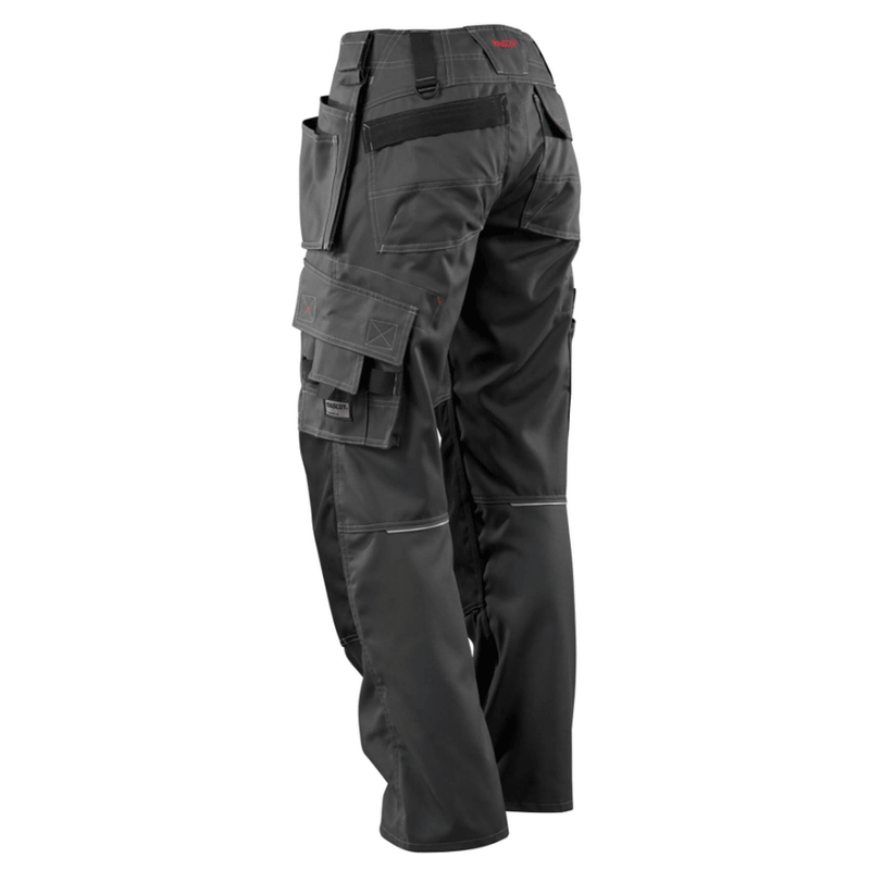 Mascot Lindos 07379 Kneepad Holster Pocket Work Trousers Grey - KNEE PAD TROUSERS