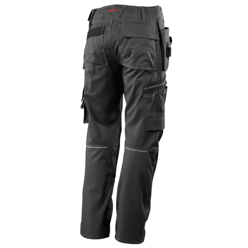 Mascot Lindos 07379 Kneepad Holster Pocket Work Trousers Grey - KNEE PAD TROUSERS