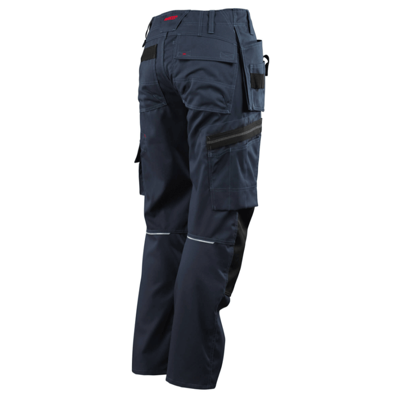 Mascot Lindos 07379 Kneepad Holster Pocket Work Trousers Navy Blue - KNEE PAD TROUSERS