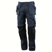 Mascot Lindos 07379 Kneepad Holster Pocket Work Trousers Navy Blue - KNEE PAD TROUSERS