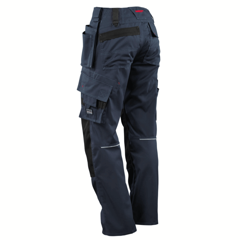 Mascot Lindos 07379 Kneepad Holster Pocket Work Trousers Navy Blue - KNEE PAD TROUSERS