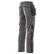 Mascot Unique 17631 Kassel Kneepad Holster Pocket Trousers Grey - KNEE PAD TROUSERS