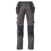 Mascot Unique 17631 Kassel Kneepad Holster Pocket Trousers Grey - KNEE PAD TROUSERS