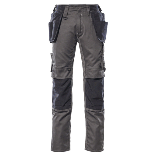 Mascot Unique 17631 Kassel Kneepad Holster Pocket Trousers Grey - KNEE PAD TROUSERS